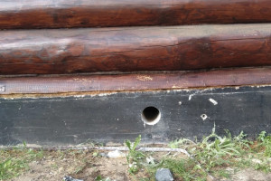 Усадка древесины при строительстве — Зачем нужны продухи (отдушины) в фундаменте дома? — фото