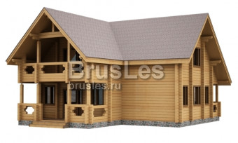 Проекты домов из профилированного бруса — Милад — фото