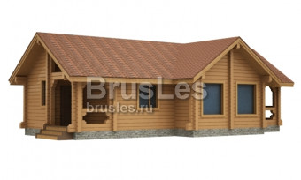 Проекты бань из профилированного бруса — Хома — фото