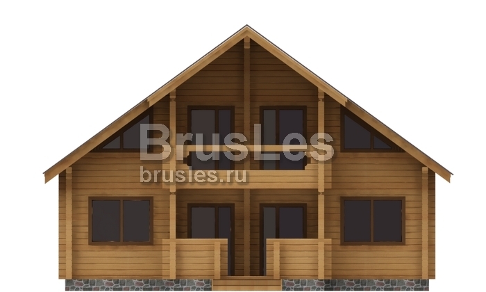 Проект "Адонис" двухэтажный дом  из бруса — фото-532_3