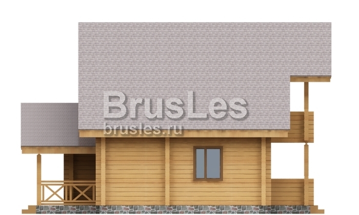 Проект "Адонис" двухэтажный дом  из бруса — фото-532_4