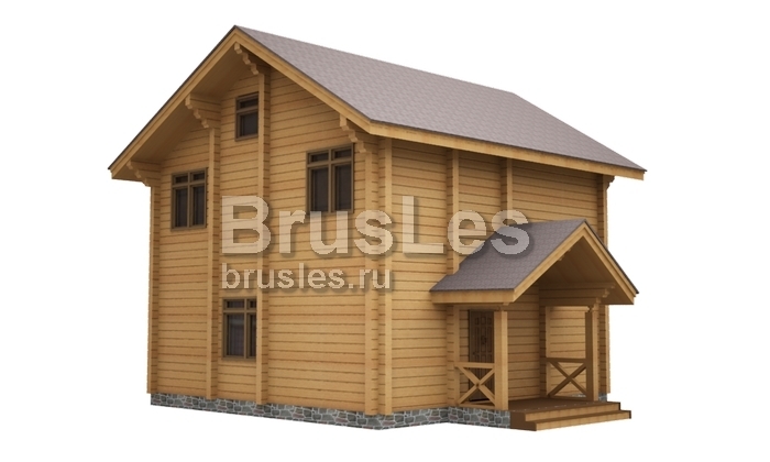 Проект "Богдан" загородный двухэтажный дом из бруса — фото-532_2