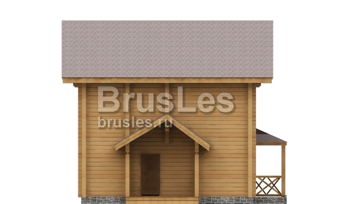 Проект "Богдан" загородный двухэтажный дом из бруса — фото-532_3