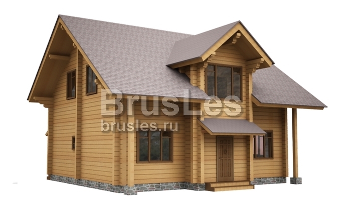 Проект "Борислав" дом  из профбруса с мансардой — фото-532_1