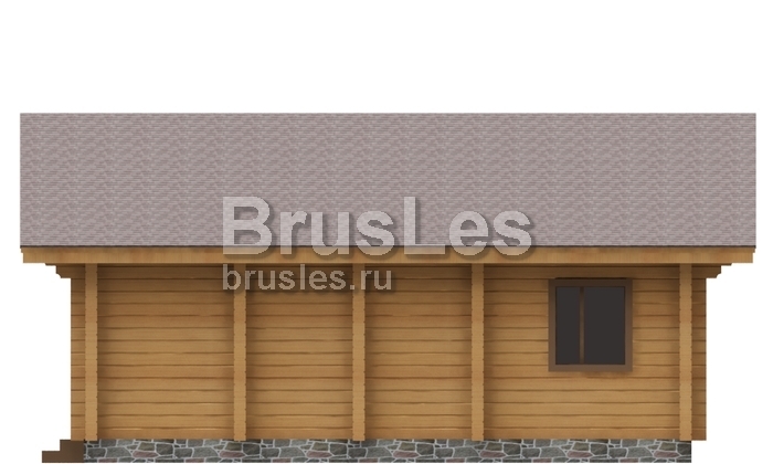 Проект "Бруно" одноэтажный дом из профилированного бруса — фото-532_3
