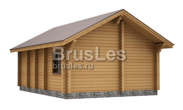 Проект "Бруно" одноэтажный дом из профилированного бруса — фото-532_4