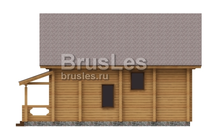 Проект "Валентин" дом из профилированного бруса  с мансардой — фото-532_2