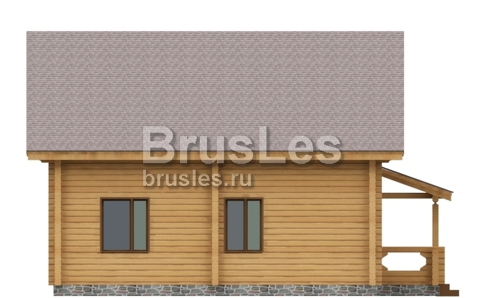 Проект "Валентин" дом из профилированного бруса  с мансардой — фото-532_4