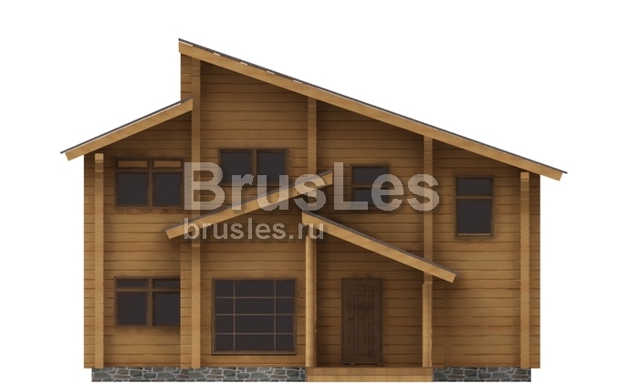 Проект "Венедикт" загородный двухэтажный дом из бруса — фото-532_3
