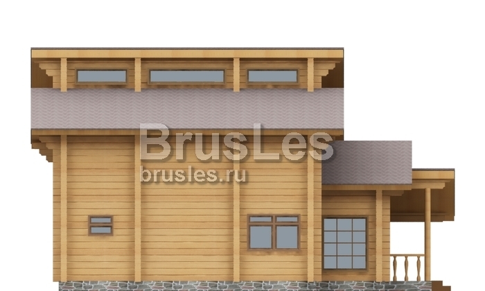 Проект "Венедикт" загородный двухэтажный дом из бруса — фото-532_4