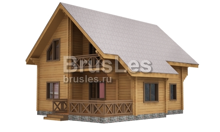 Проект "Володар" дом из профлированного бруса — фото-532_1