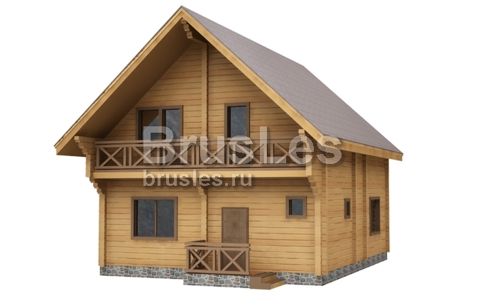 Проект "Володар" дом из профлированного бруса — фото-532_2