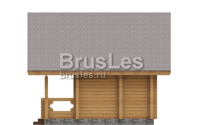 Проект "Всеволод" дом из бруса с балконом и террасой — фото-532_2