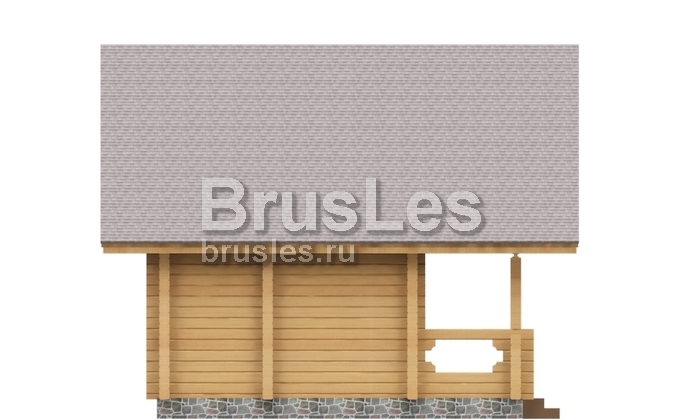 Проект "Всеволод" дом из бруса с балконом и террасой — фото-532_3