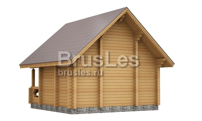 Проект "Всеволод" дом из бруса с балконом и террасой — фото-532_4