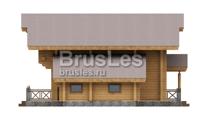 Проект "Дорофей"  дом из профилированного бруса с гаражом — фото-532_3
