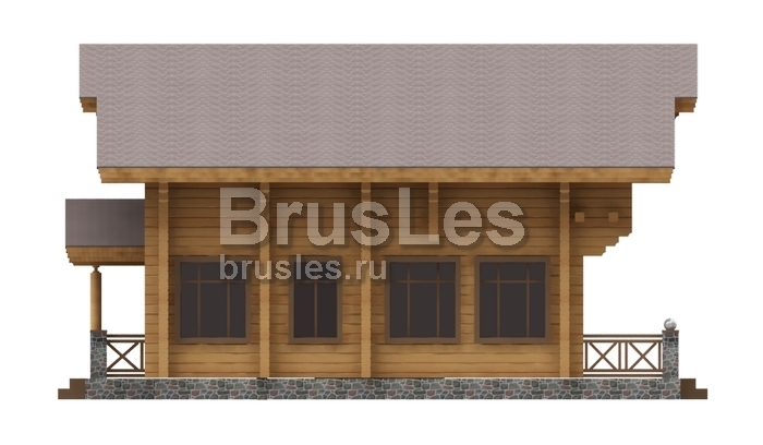 Проект "Дорофей"  дом из профилированного бруса с гаражом — фото-532_4