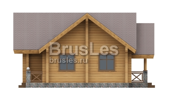Проект "Игнат" одноэтажный дом  из профилированного бруса площадью 150 кв.м — фото-532_2