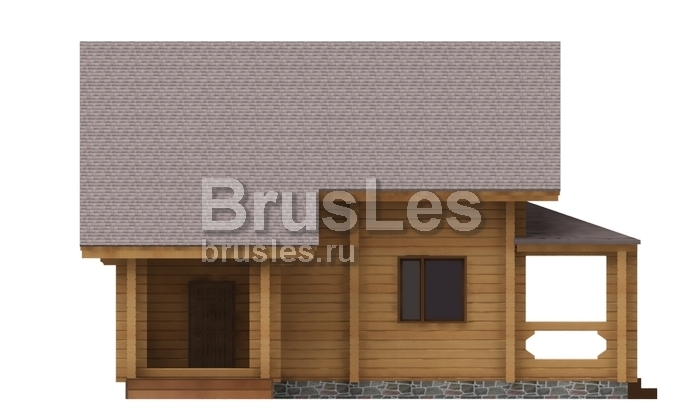 Проект "Капитон" загородный дом с мансардой и террасой — фото-532_3