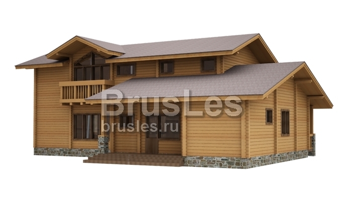 Проект "Кристов" большой двухэтажный дом из профбруса — фото-532_2