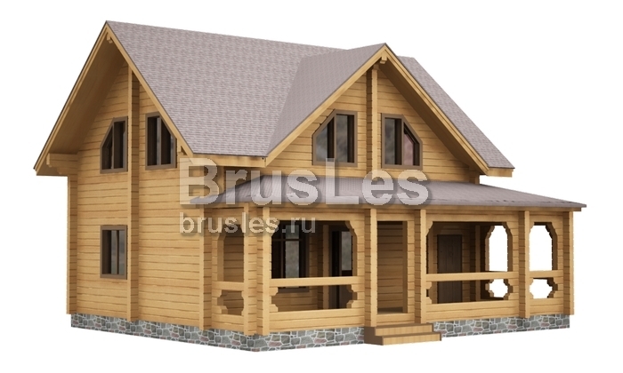 Проект "Лазарь" большой двухэтажный дом из бруса — фото-532_2