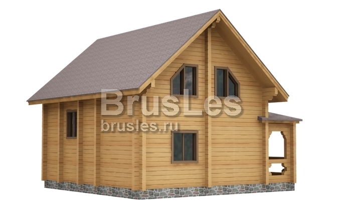 Проект "Лазарь" большой двухэтажный дом из бруса — фото-532_3