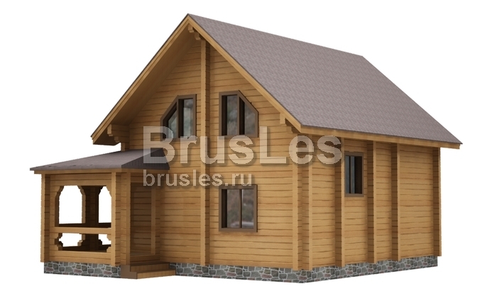Проект "Лазарь" большой двухэтажный дом из бруса — фото-532_4