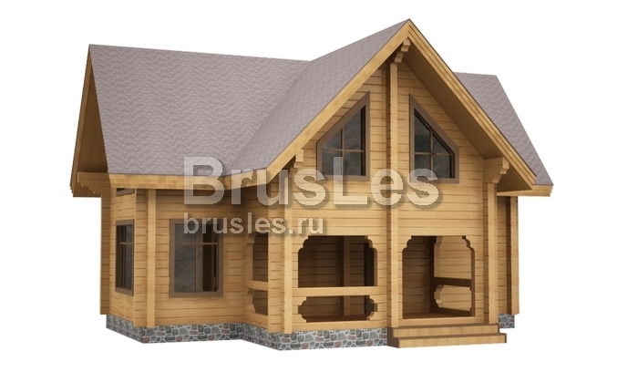 Проект "Мартин" большой двухэтажный дом из бруса — фото-532_1