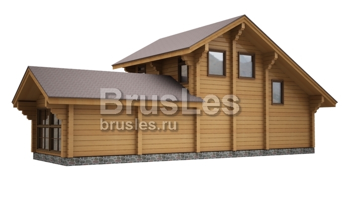 Проект "Михаил" роскошный дом из бруса — фото-532_3