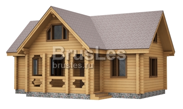 Проект "Оскар" дом из бруса с террасой — фото-532_2