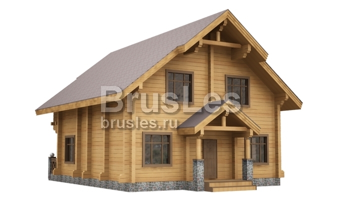 Проект "Остап" загородный двухэтажный дом  из профбруса — фото-532_2