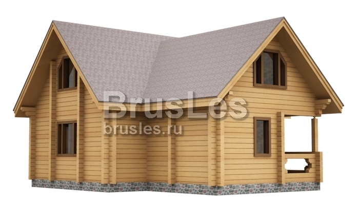 Проект "Отто" двухэтажный дом из профилированного бруса — фото-532_3