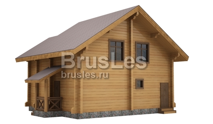 Проект "Платон" двухэтажный дом из профилированного бруса — фото-532_2