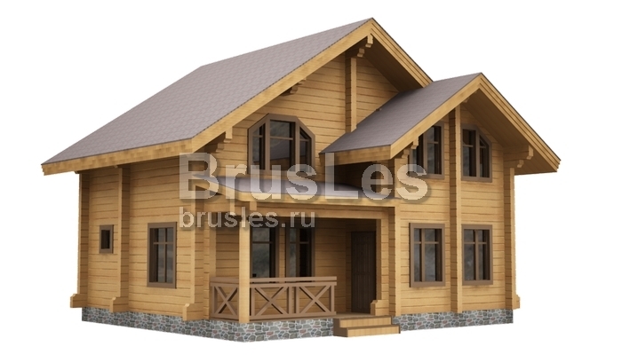 Проект "Платон" двухэтажный дом из профилированного бруса — фото-532_4