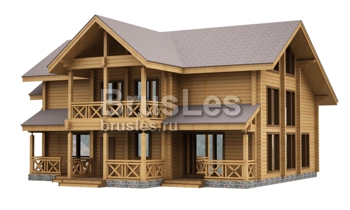 Проект "Рауль" трехэтажный дом из профилированного бруса — фото-532_4
