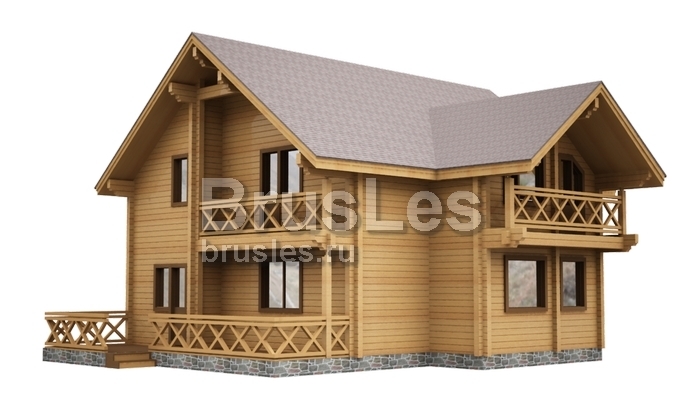 Проект "Родион" дом  с террасой и мансардой — фото-532_1