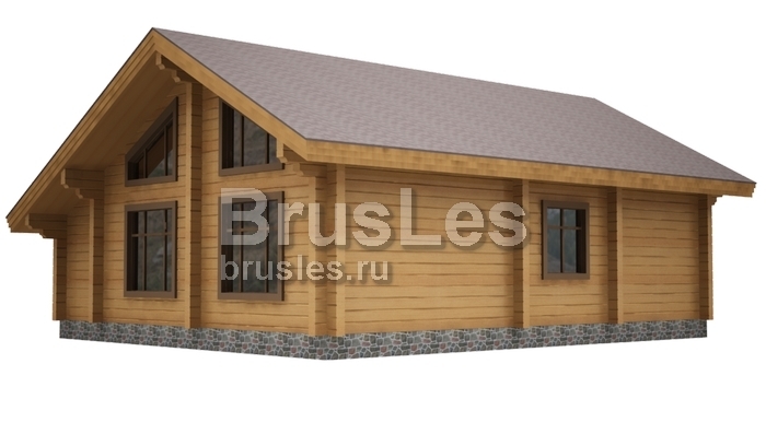 Проект "Святогор" одноэтажный дом из бруса с мансардой — фото-532_3