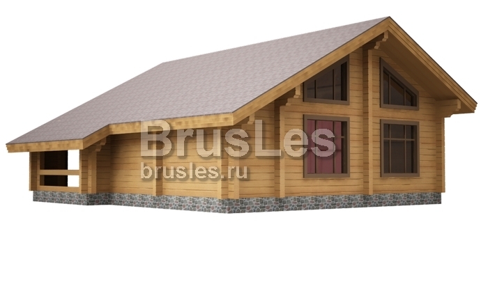 Проект "Святогор" одноэтажный дом из бруса с мансардой — фото-532_4