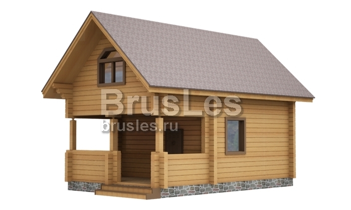 Проект "Феликс" бюджетный вариант дома из бруса — фото-532_2