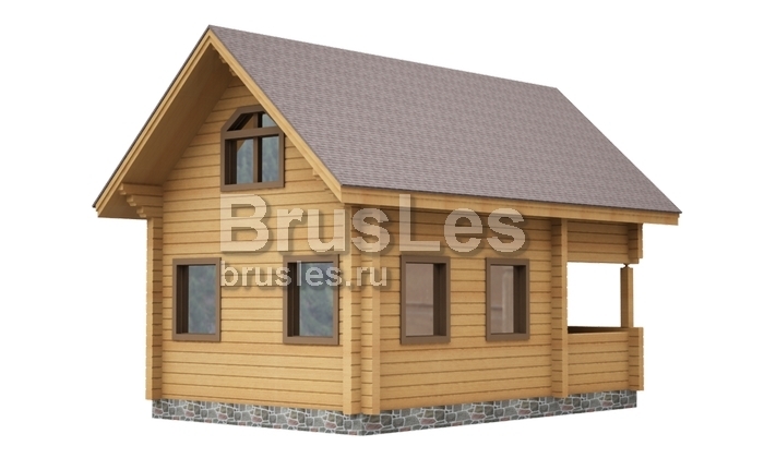 Проект "Феликс" бюджетный вариант дома из бруса — фото-532_3