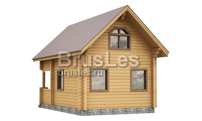 Проект "Феликс" бюджетный вариант дома из бруса — фото-532_4