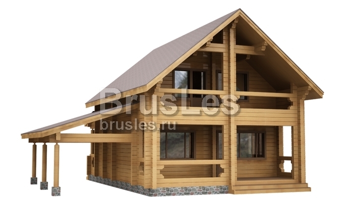 Проект "Филат" двухэтажный дом  из профилированного бруса — фото-532_4