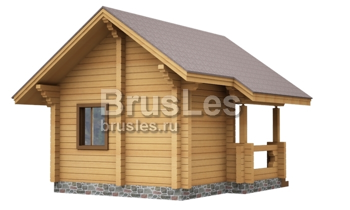 Проект "Юлиан" маленький дачный дом из профбруса — фото-532_2