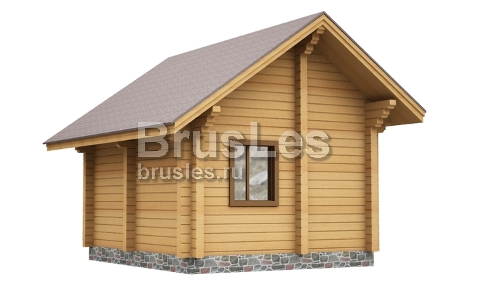 Проект "Юлиан" маленький дачный дом из профбруса — фото-532_3