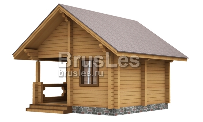 Проект "Юлиан" маленький дачный дом из профбруса — фото-532_4