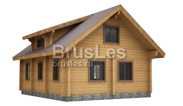Проект "Яромир" загородный двухэтажный дом из бруса — фото-532_3