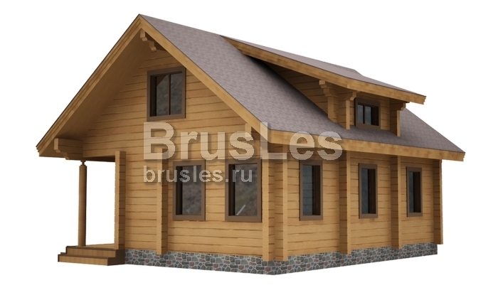 Проект "Яромир" загородный двухэтажный дом из бруса — фото-532_4