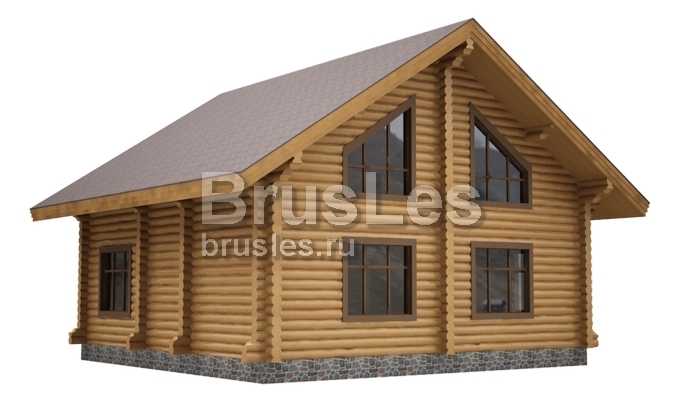 Проект "Евгения" из оцилиндрованного бревна со вторым светом — фото-533_3