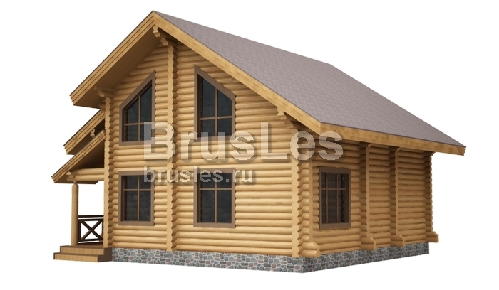 Проект "Евгения" из оцилиндрованного бревна со вторым светом — фото-533_4