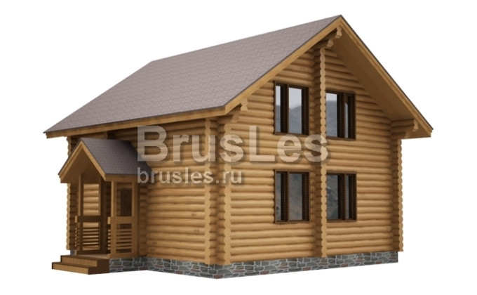 Проект  "Каролина" из оцилиндрованного бревна — фото-533_1